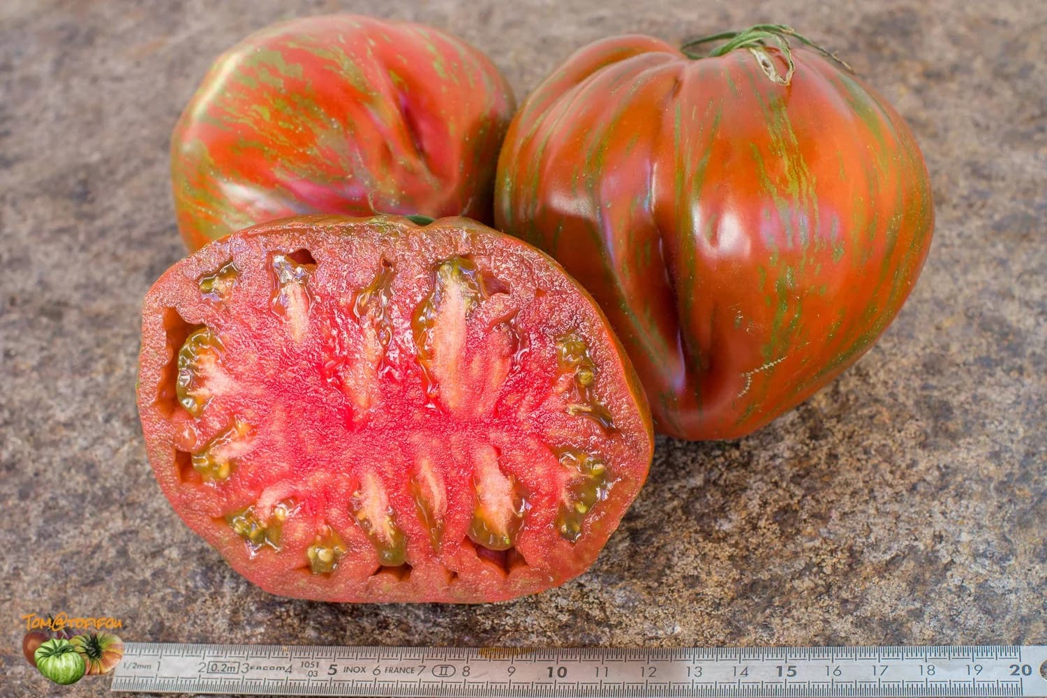 Насіння помідорів Берклі-тай-дай харт (Berkeley Tie Dye Heart)